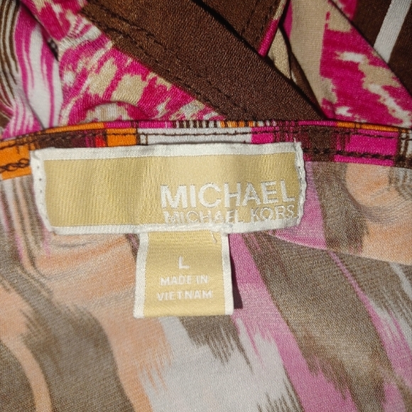 Michael Kors Pink Tribal Blouse - Picture 5 of 5